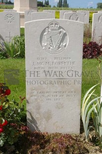 SPANBROEKMOLEN BRITISH CEMETERY - FORSYTHE, JAMES McMULLAN